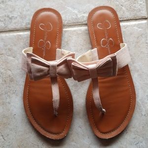 Jessica Simpson Bow Sandals 8.5